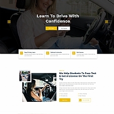 DM建站系统驾校培训机构HTML5网站模板 v1.6