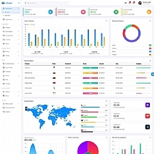 国外高端大气的html5响应式后台管理模板